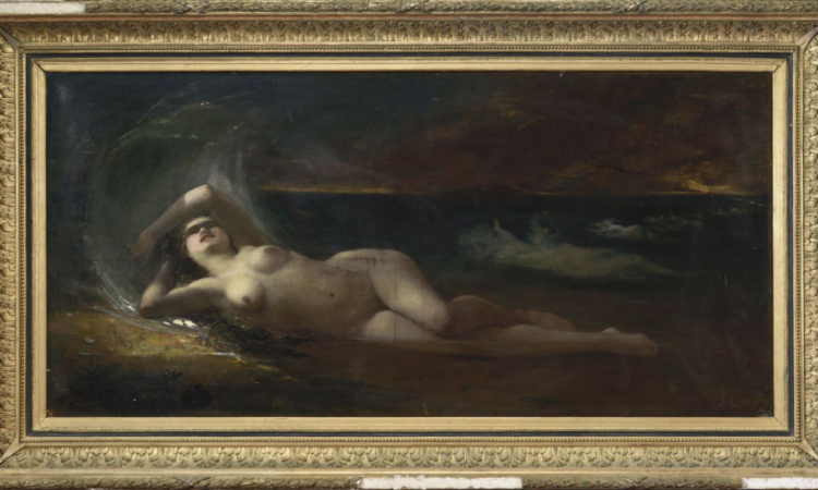 Jean-Baptiste Chatigny (1834-1886)  La naissance de Vénus, vers 1865
